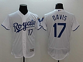 Kansas City Royals #17 Wade Davis White 2016 Flexbase Collection Stitched Jersey,baseball caps,new era cap wholesale,wholesale hats
